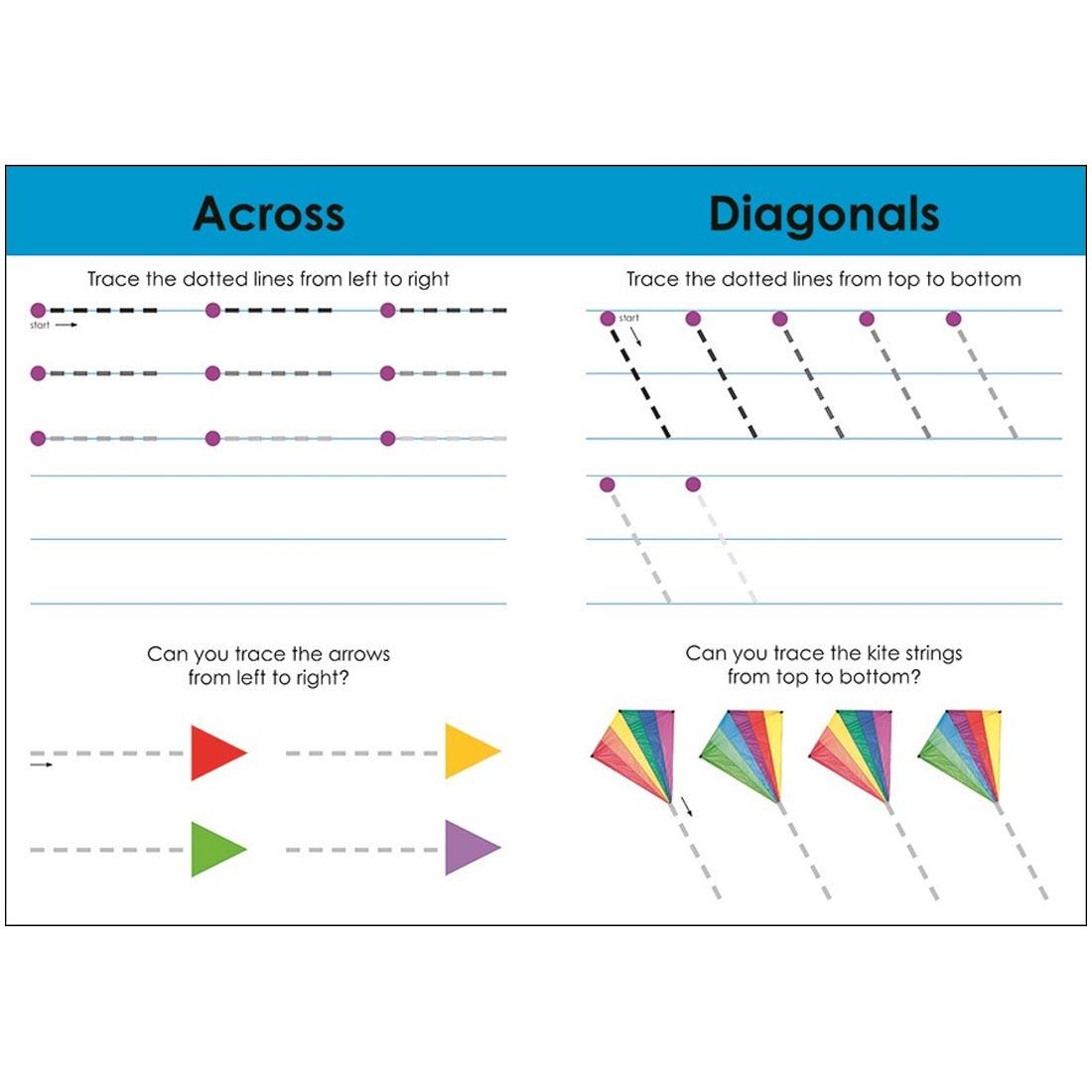 sample pages from Wipe Clean Workbook: Tracing and Pen Control