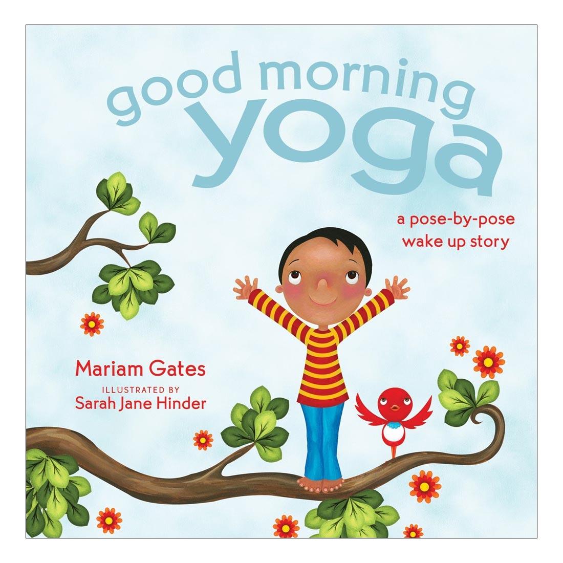 front cover of Good Morning Yoga Board Book by Mariam Gates