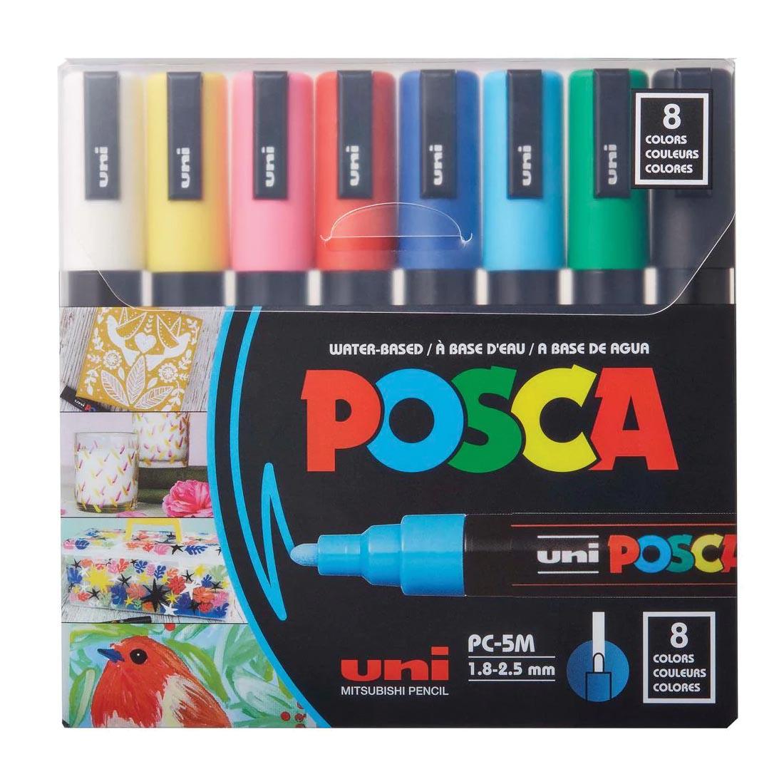 Posca Medium Point Paint Marker Set