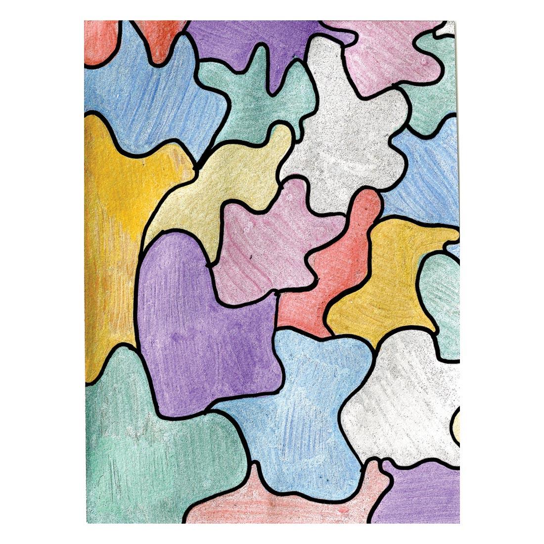 sample artwork created with Posca Metallic Paint Markers
