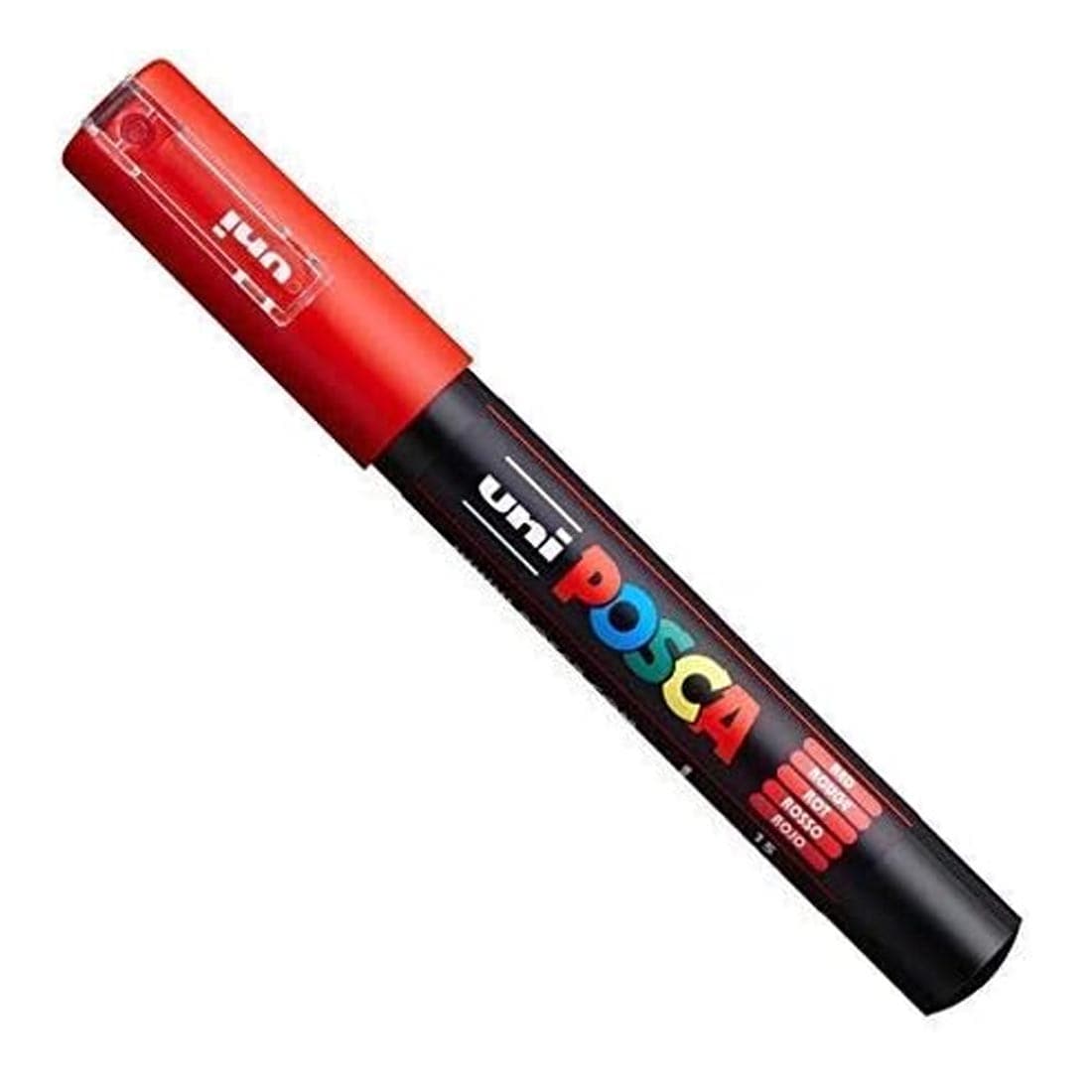 Red Posca Medium Point Paint Marker