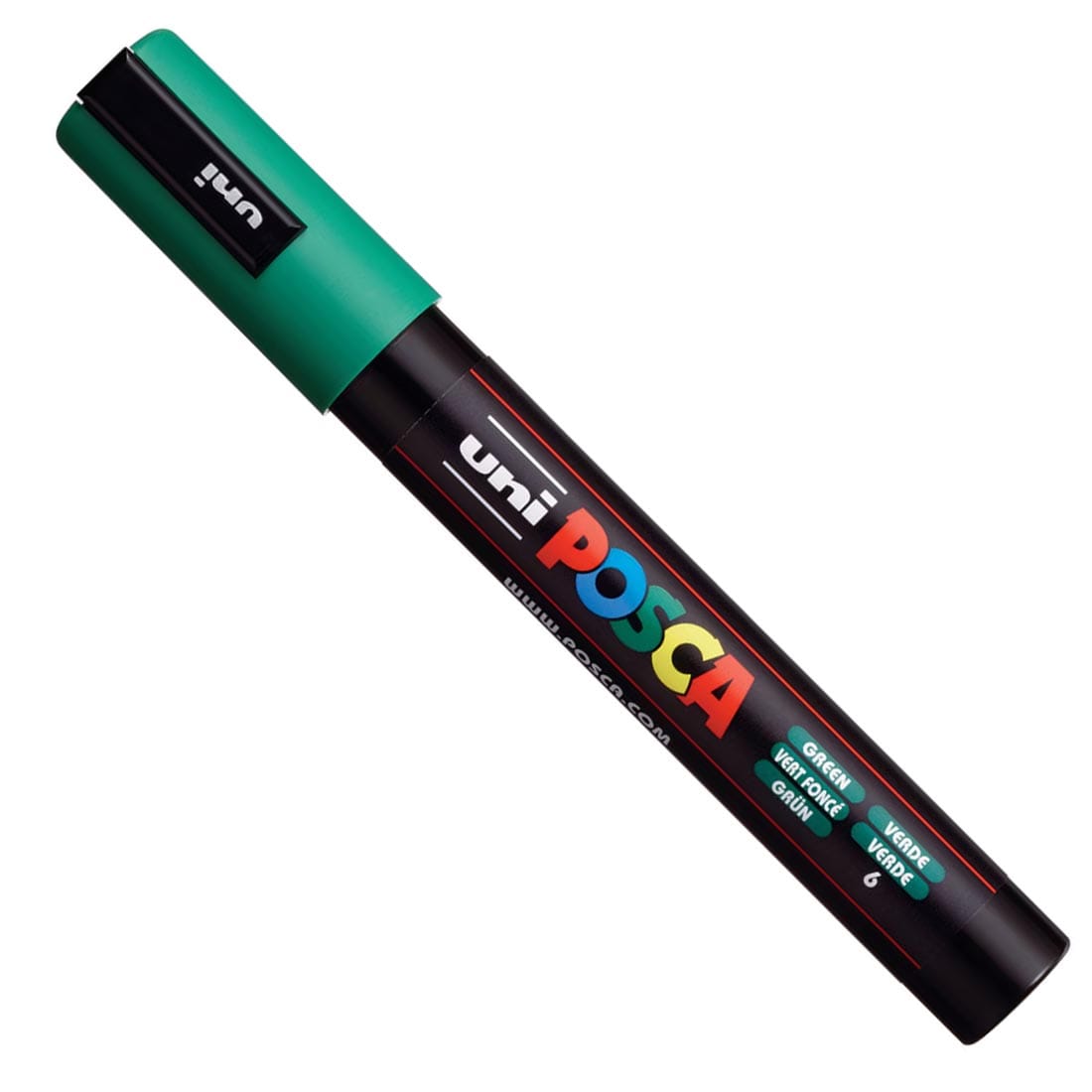Green Posca Medium Point Paint Marker