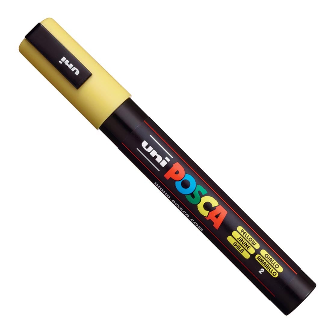 Yellow Posca Medium Point Paint Marker