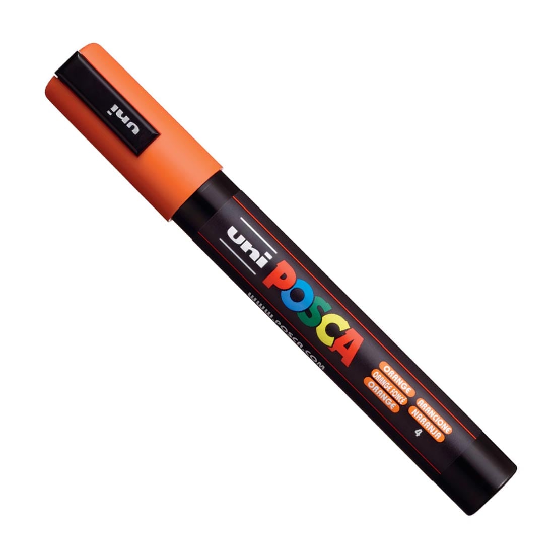 Orange Posca Medium Point Paint Marker