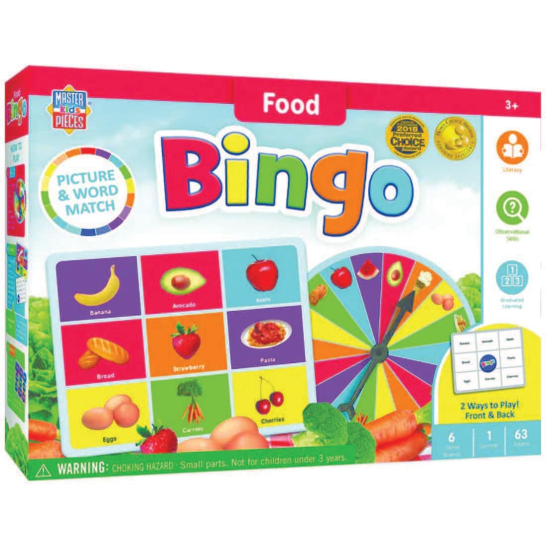 Food Bingo Game By MasterPieces