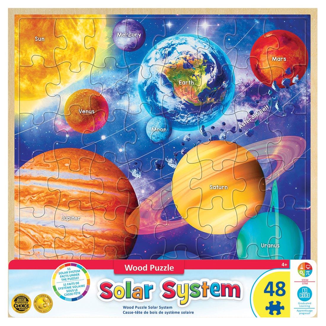 Solar System 48-Piece Wooden Puzzle By MasterPieces