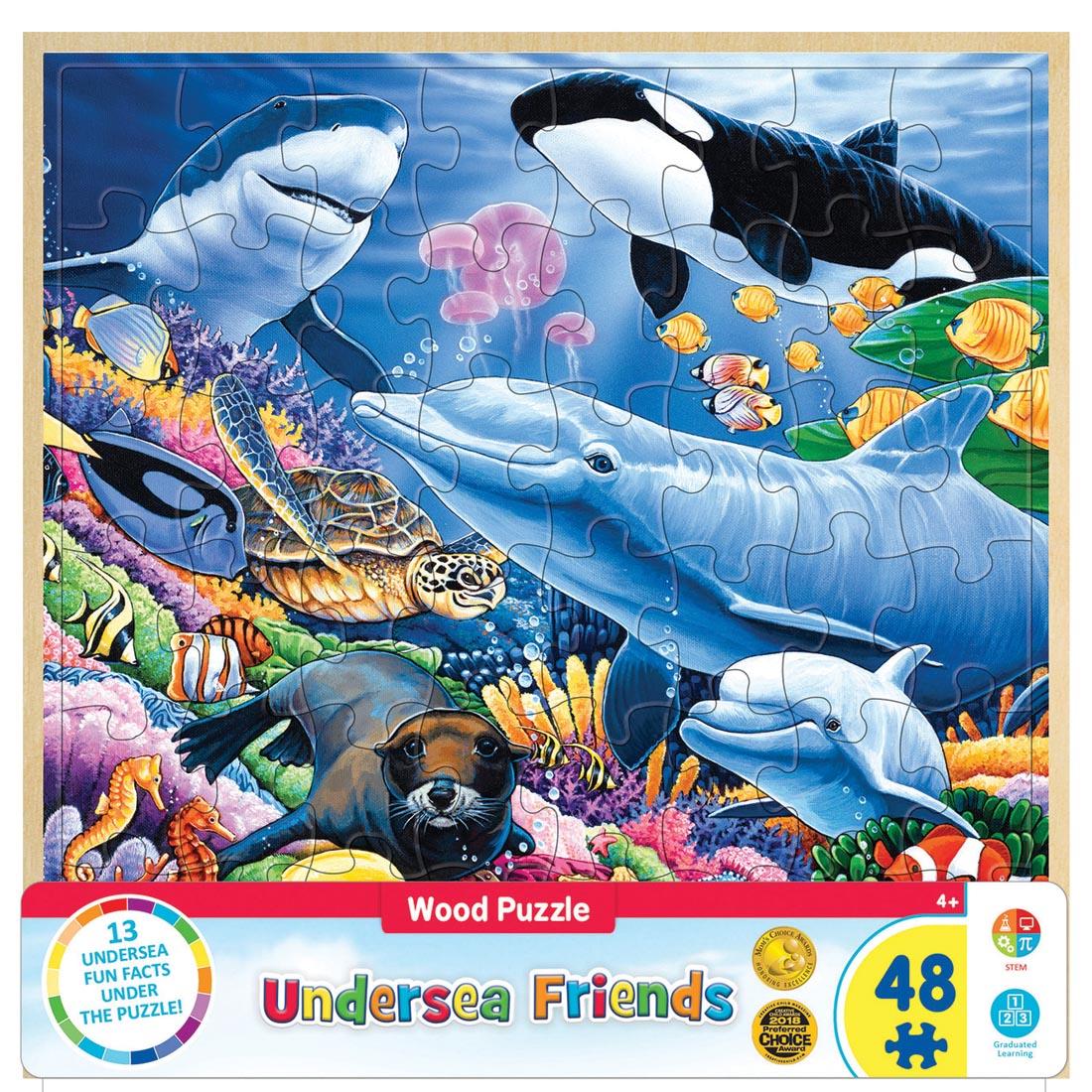 Undersea Friends 48-Piece Wooden Puzzle By MasterPieces