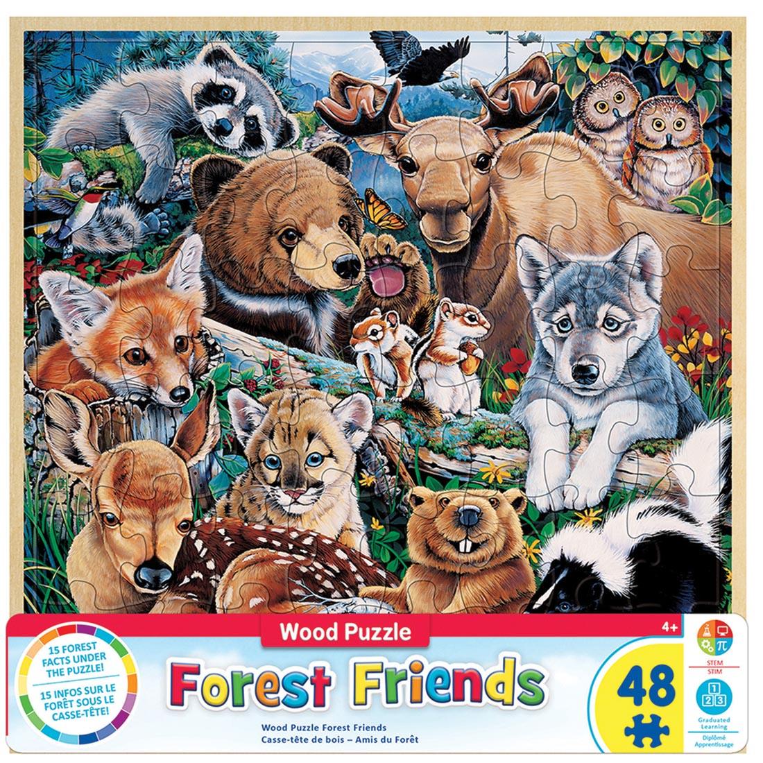 Forest Friends 48-Piece Wooden Puzzle By MasterPieces
