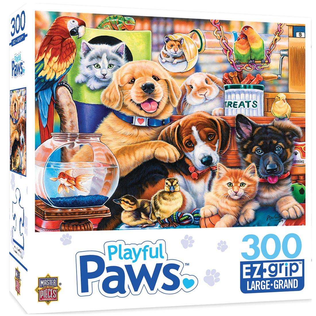 Playful Paws Series Home Wanted 300-Piece EZ Grip Puzzle by MasterPieces