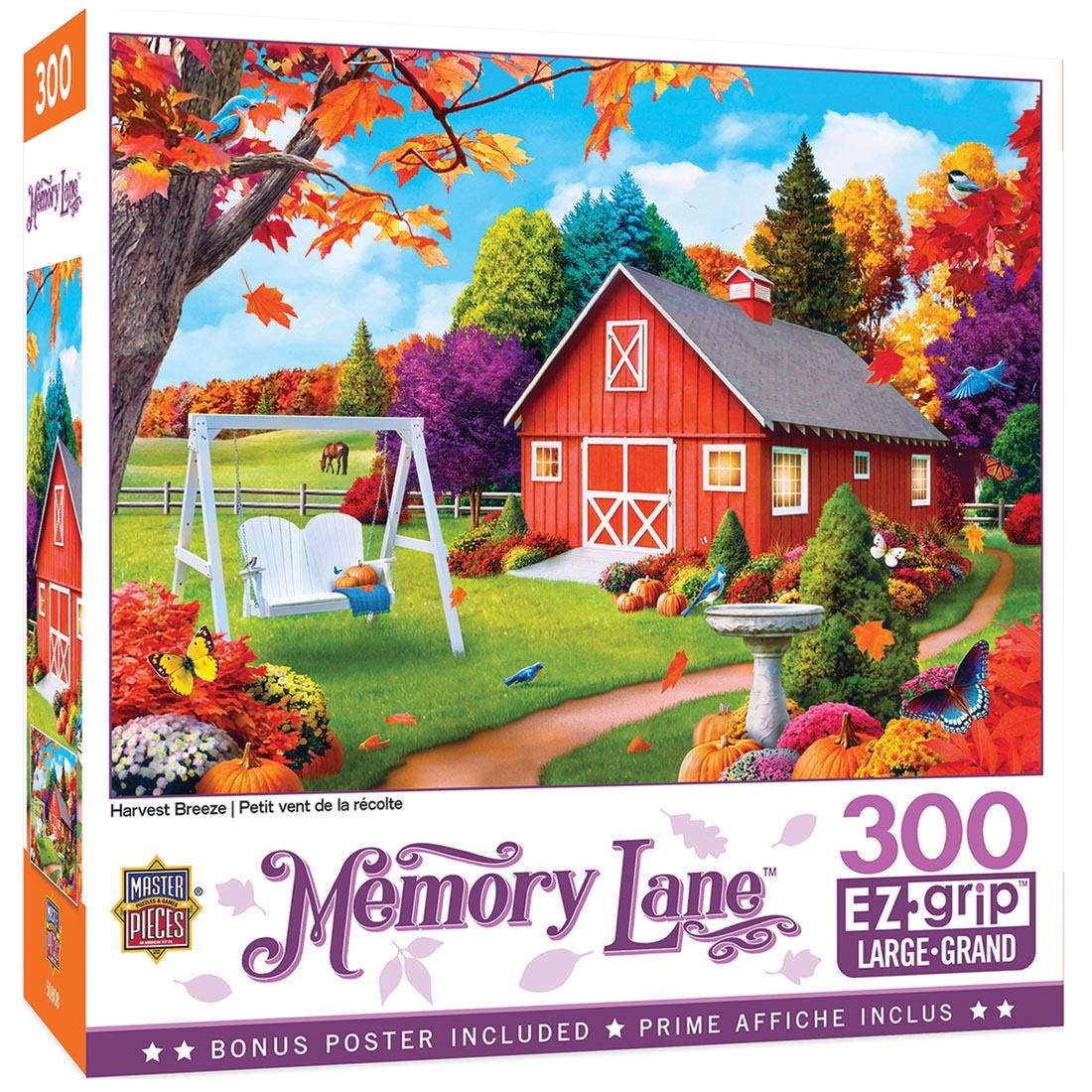 Memory Lane Series Harvest Breeze 300-Piece EZ Grip Puzzle by MasterPieces