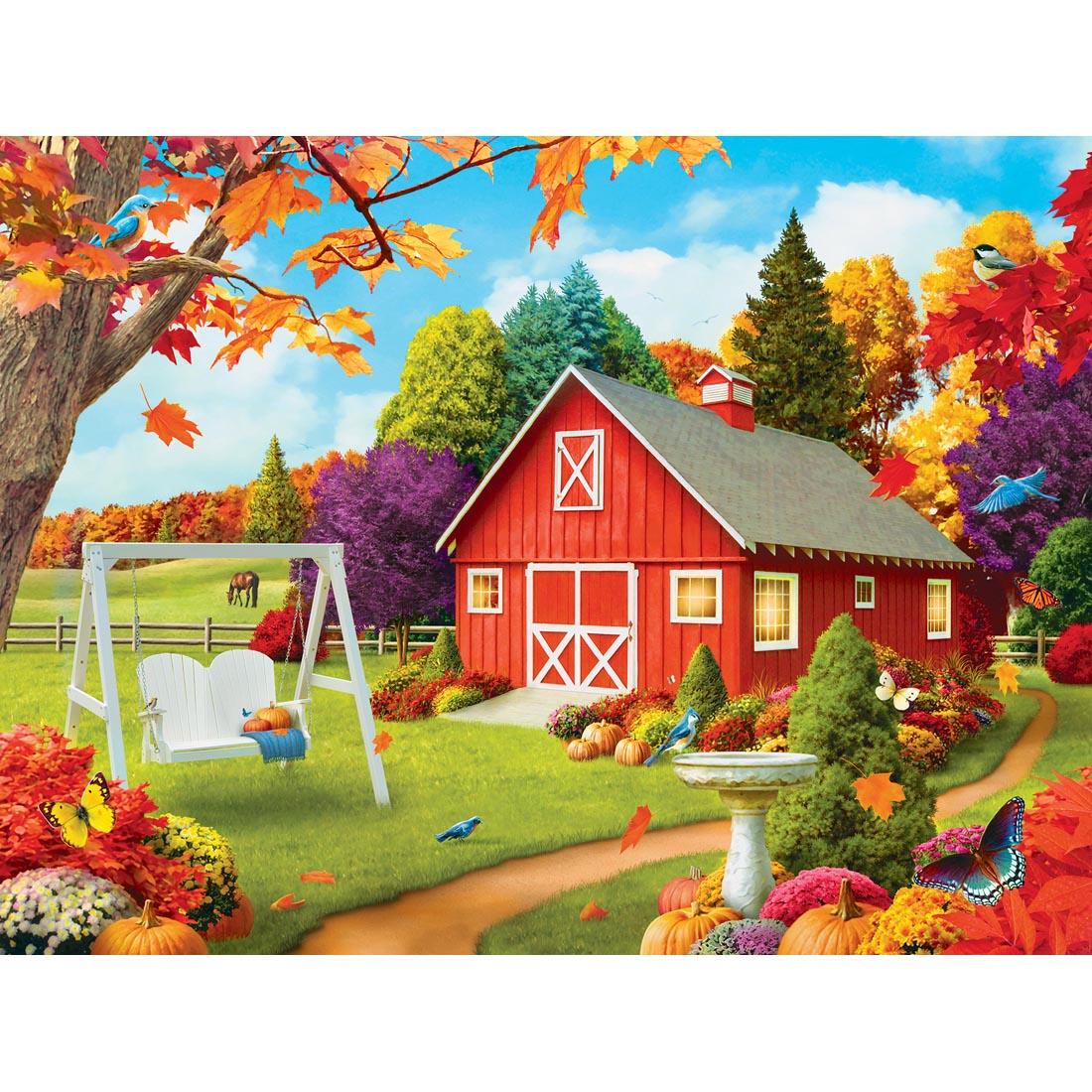 Memory Lane Series Harvest Breeze 300-Piece EZ Grip Puzzle by MasterPieces