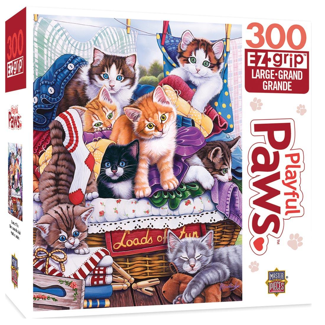 Playful Paws Series Loads of Fun 300-Piece EZ Grip Puzzle by MasterPieces