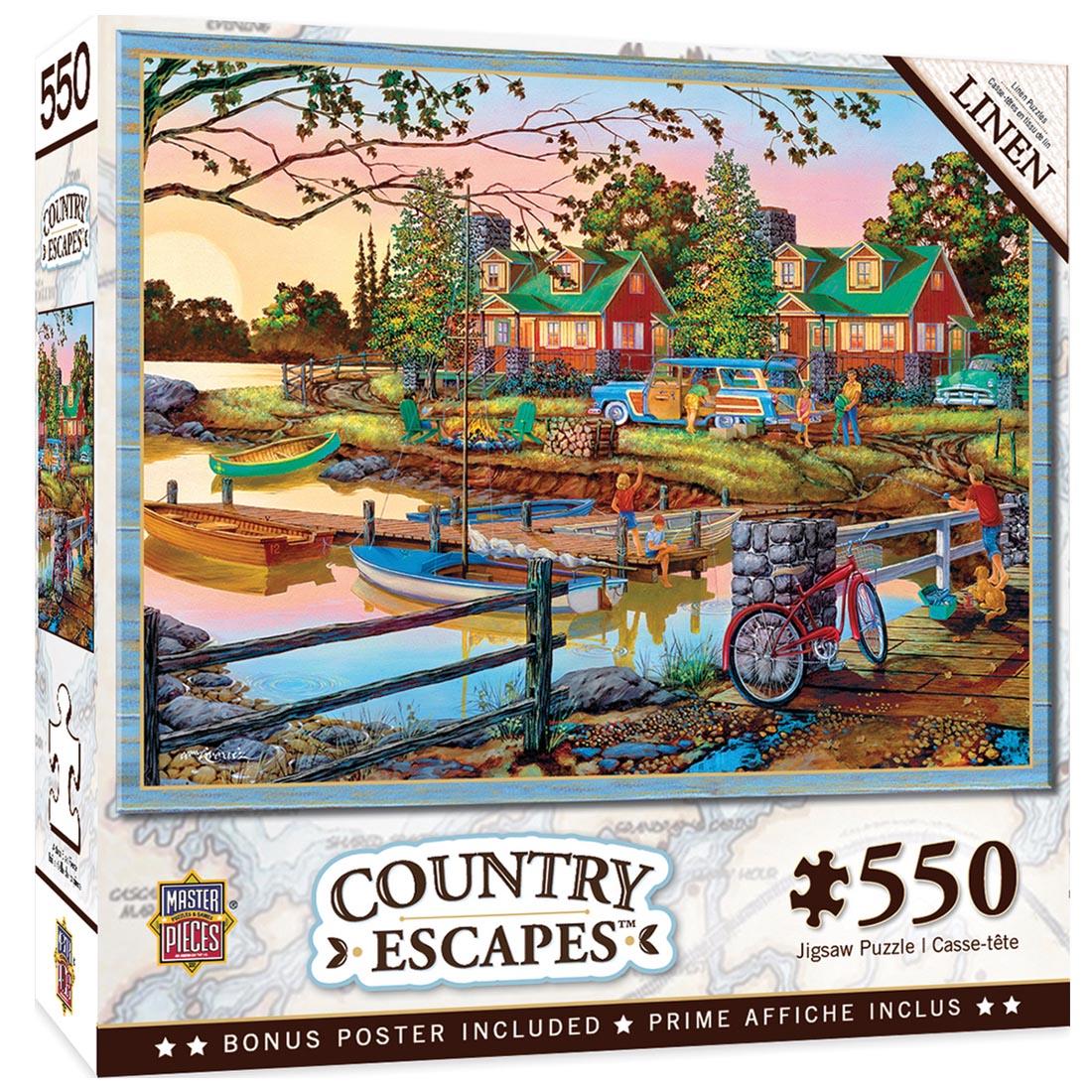 Country Escapes Series Away From It All 550-Piece Puzzle by MasterPieces