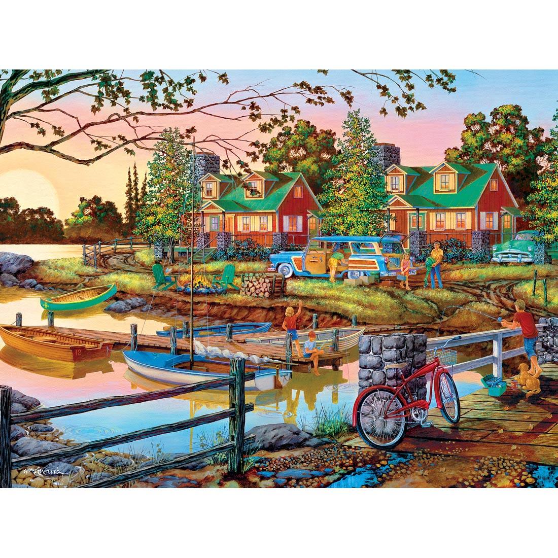 Country Escapes Series Away From It All 550-Piece Puzzle by MasterPieces