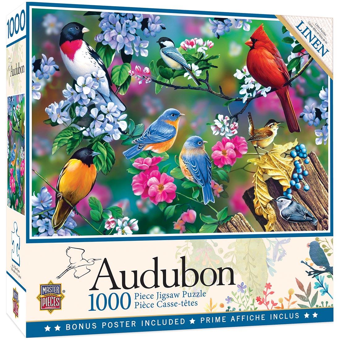 Audubon Series Songbird Collage 1000-Piece Puzzle by MasterPieces