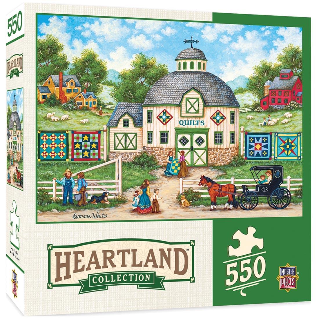 Heartland Collection The Quilt Barn 550-Piece Puzzle by MasterPieces