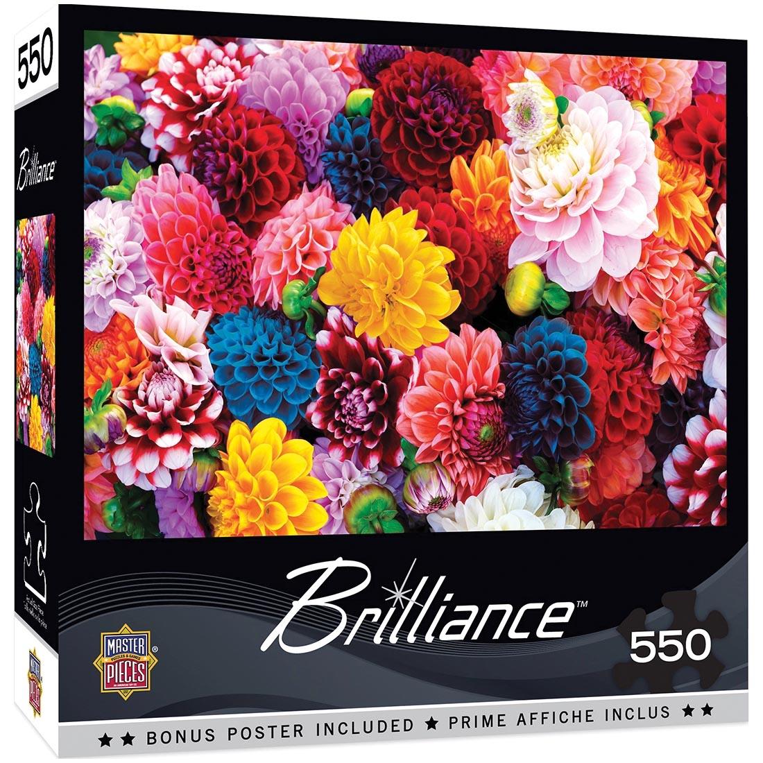 Brilliance Series Beautiful Blooms 550-Piece Puzzle by MasterPieces