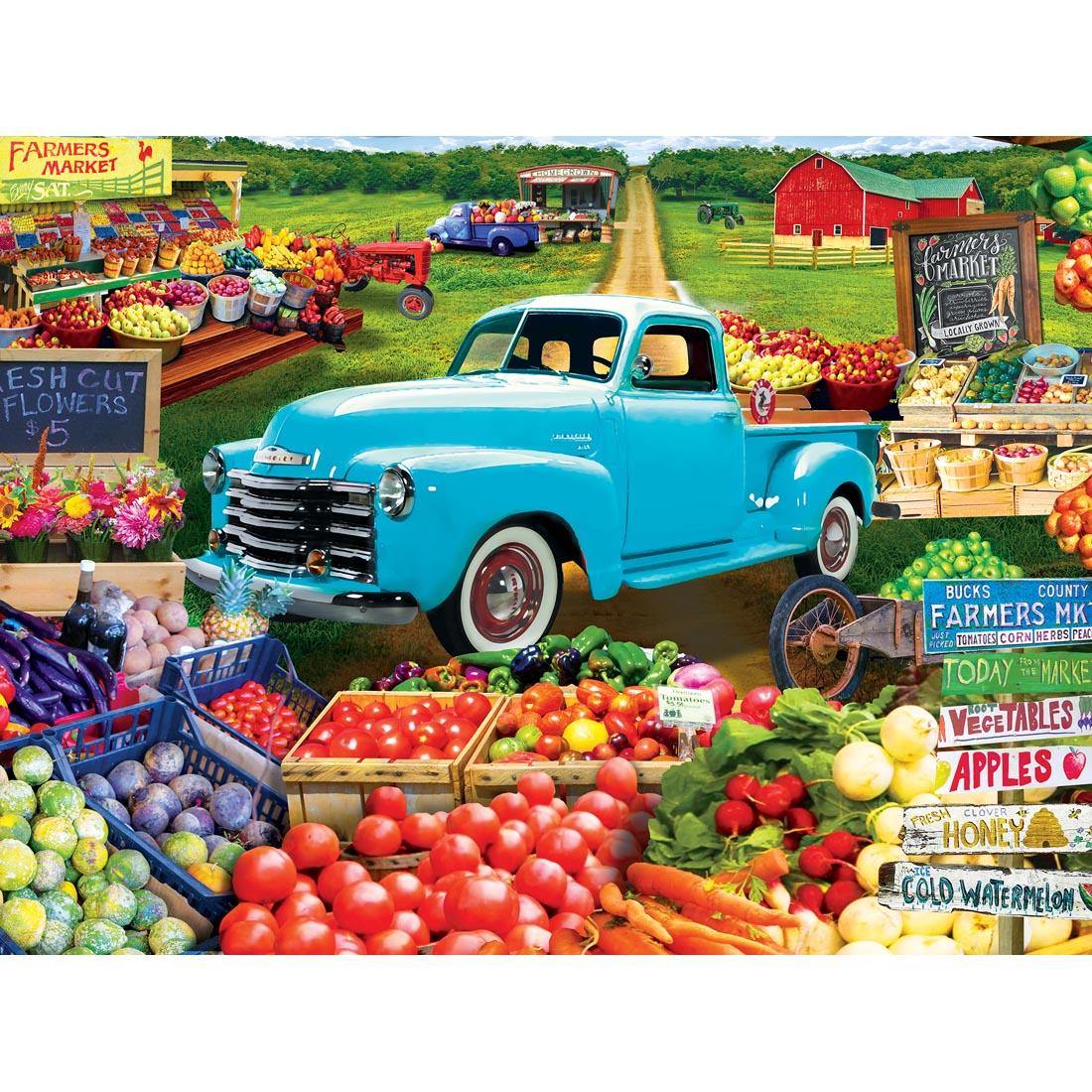 Farmers Market Series Locally Grown 750-Piece Puzzle by MasterPieces