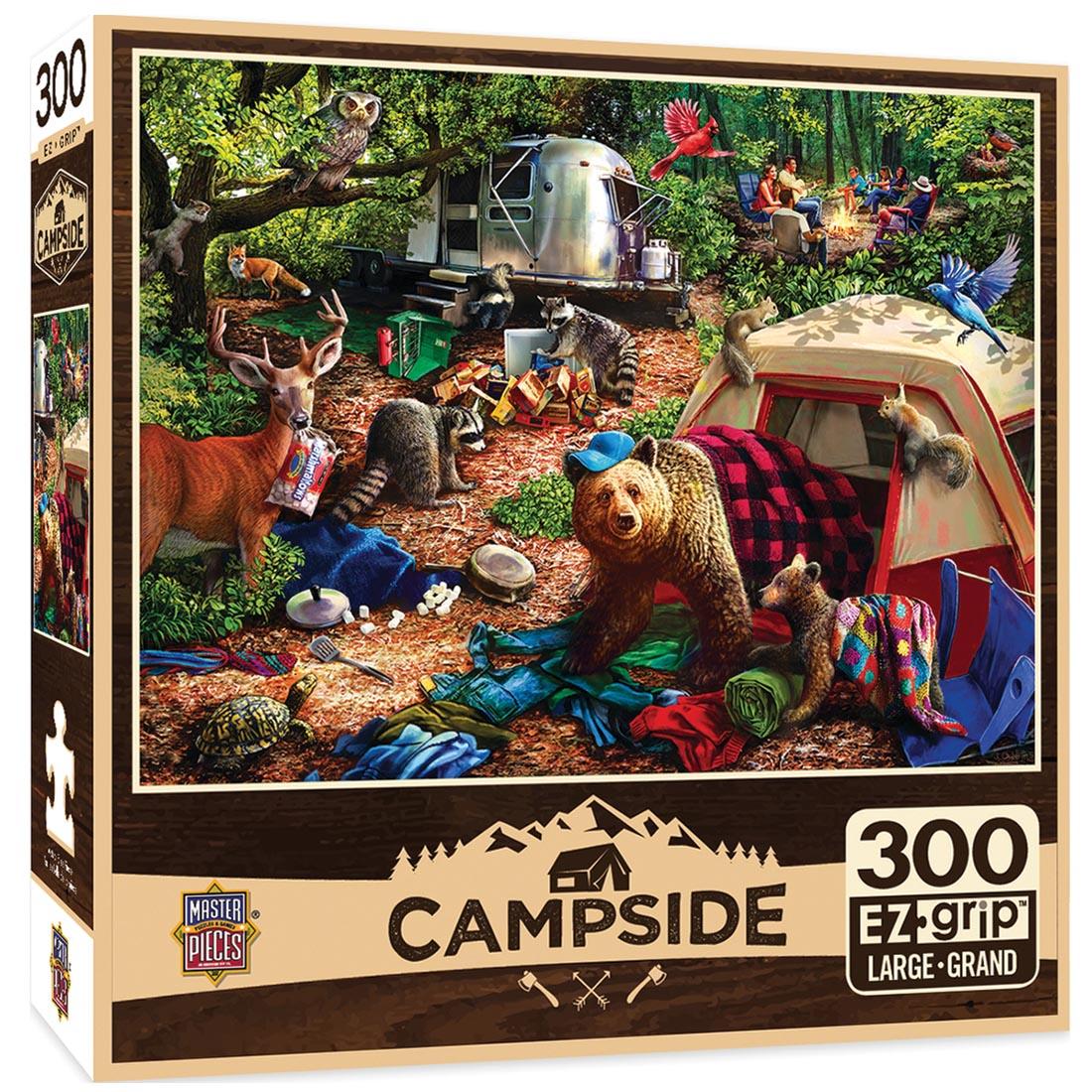 Campside Series Campsite Trouble 300-Piece EZ Grip Puzzle by MasterPieces