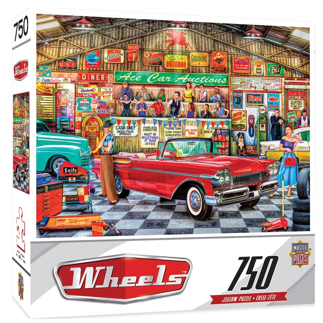Wheels Series The Auctioneer 750-Piece Puzzle by MasterPieces