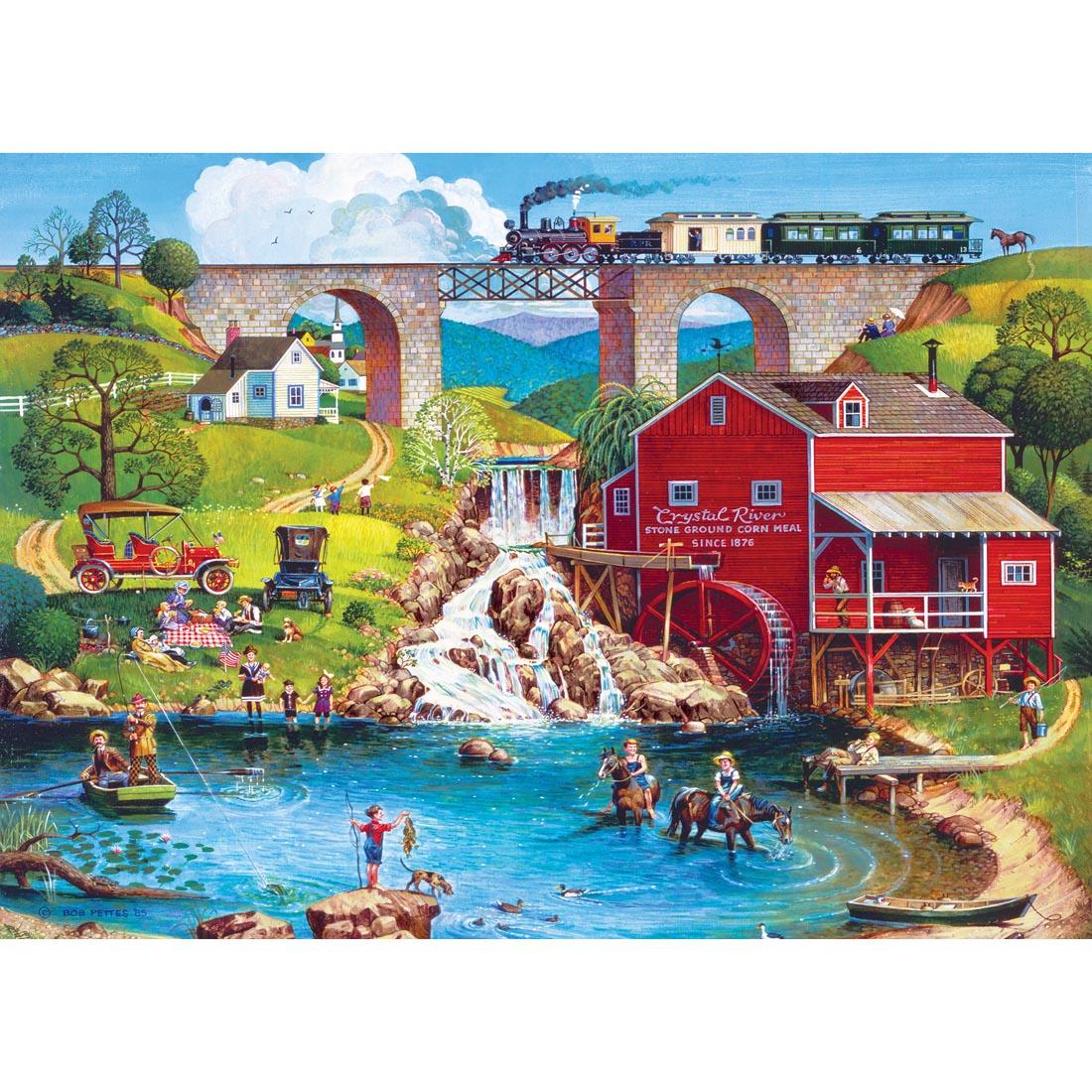 Americana Series Labor Day 1909 500-Piece EZ Grip Puzzle by MasterPieces