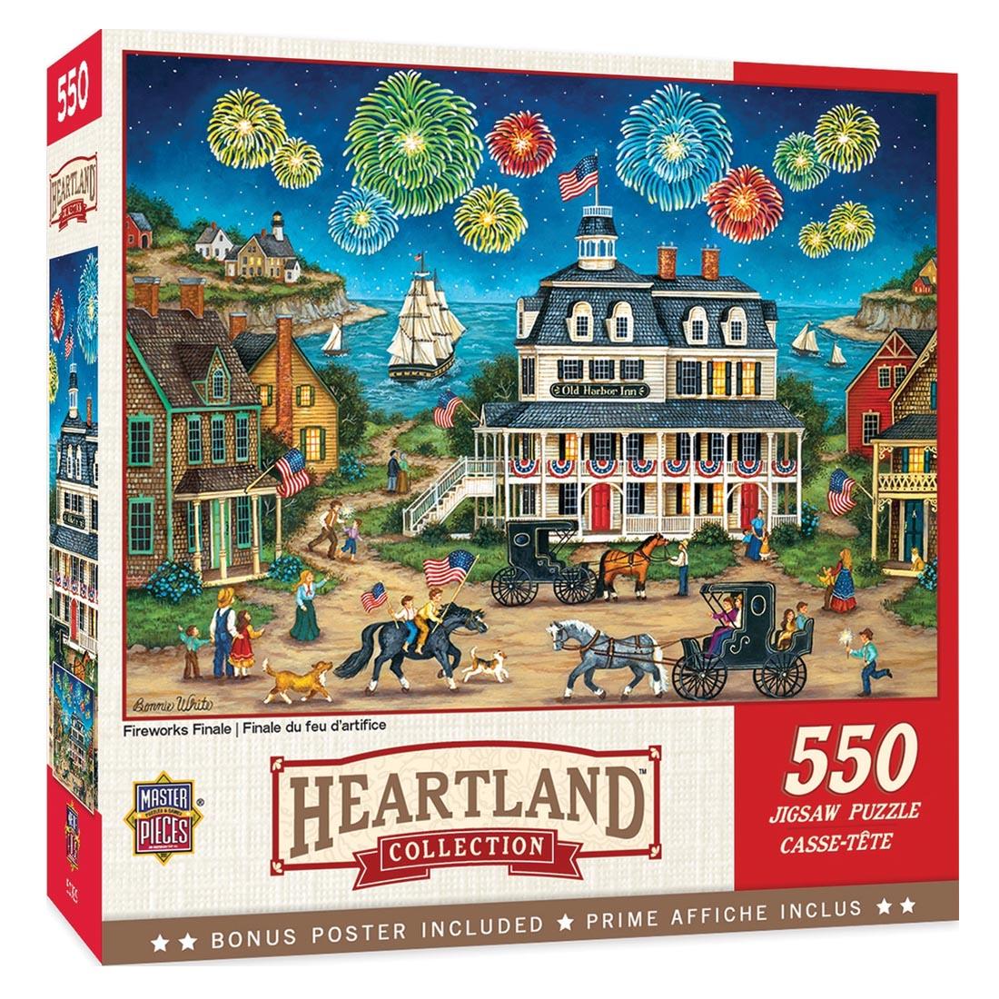 Heartland Collection Fireworks Finale 550-Piece Puzzle by MasterPieces