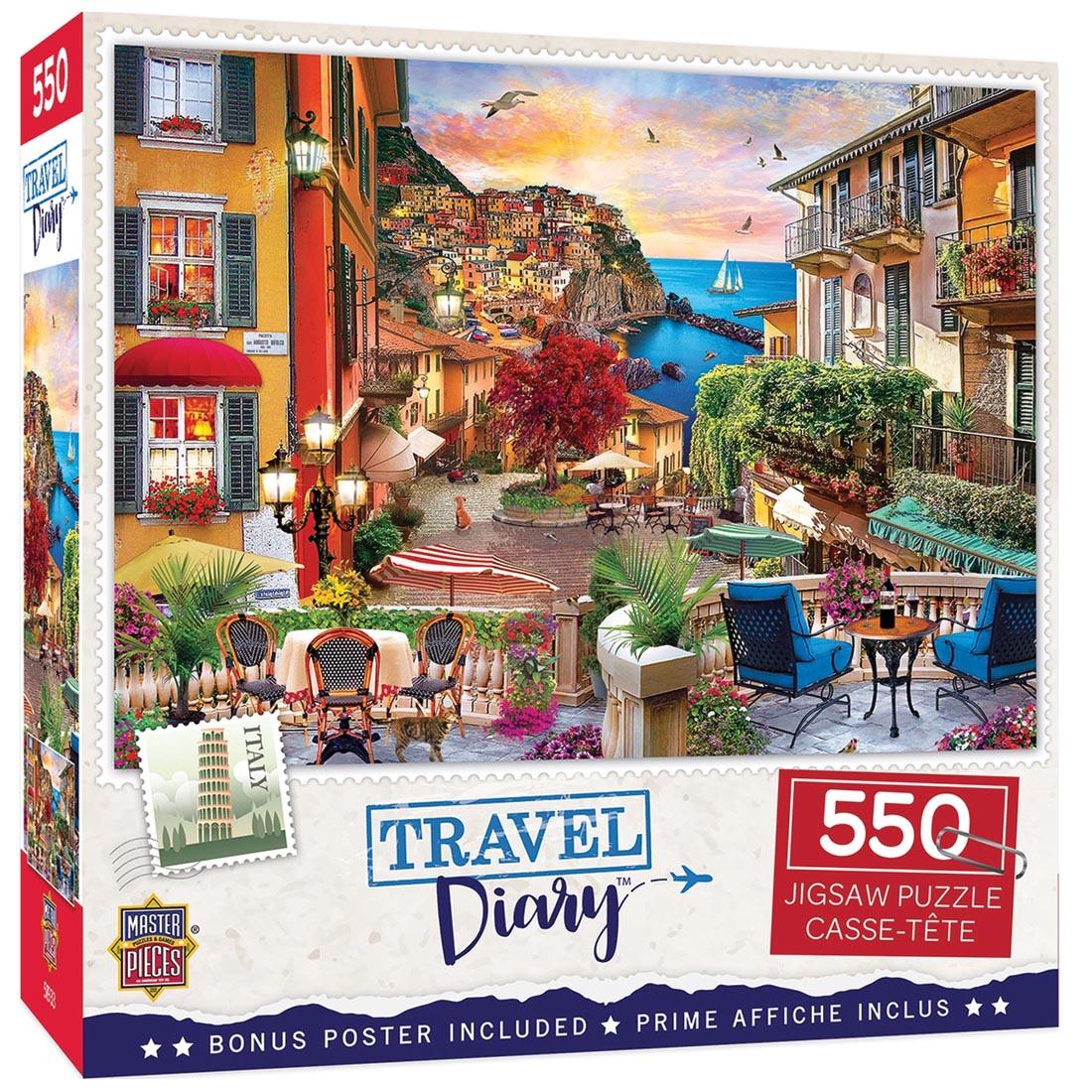 Travel Diary Series Italian Afternoon 550-Piece Puzzle by MasterPieces