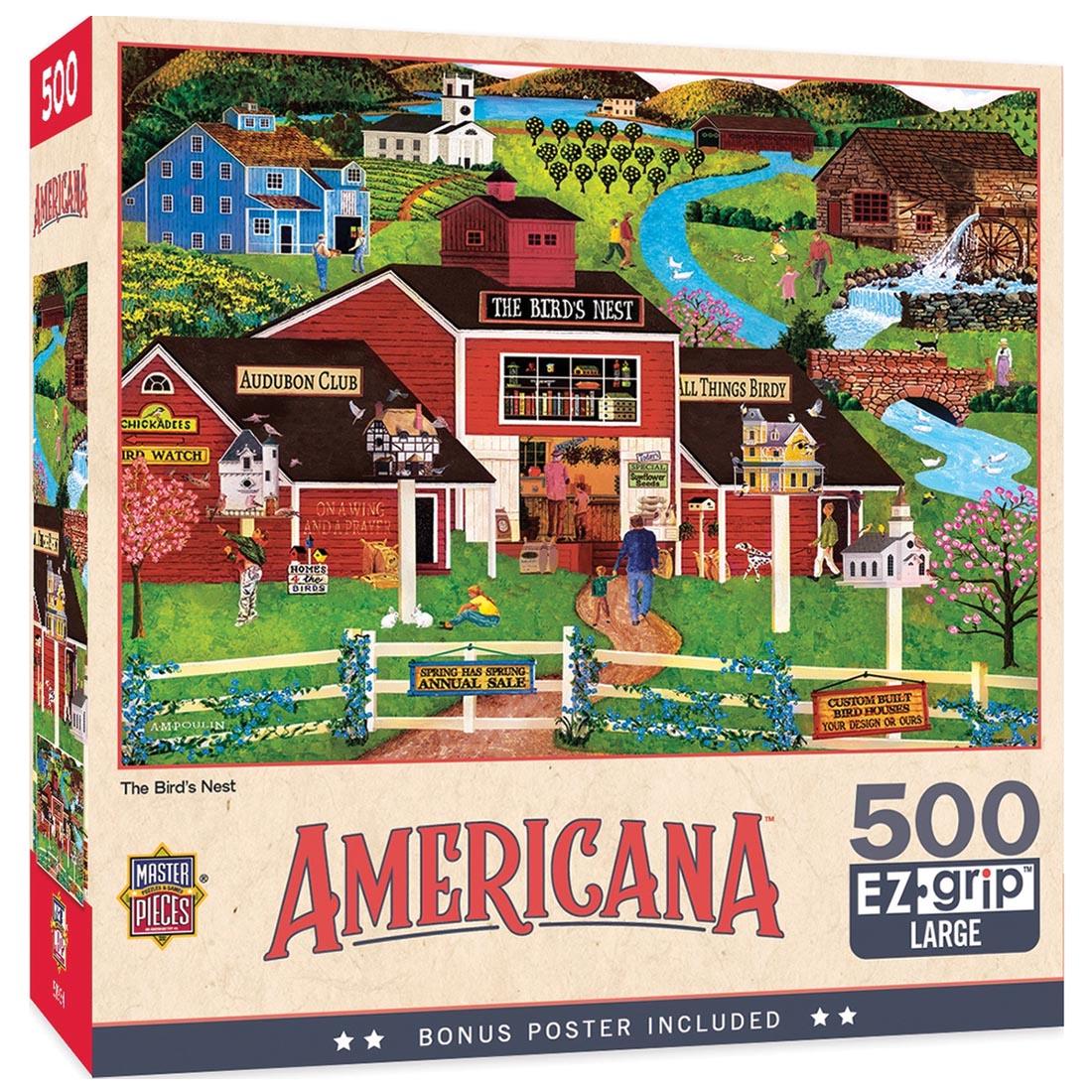 Americana Series The Bird's Nest 500-Piece EZ Grip Puzzle by MasterPieces