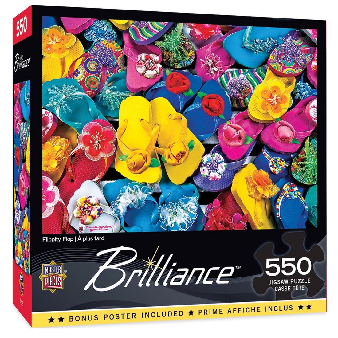 Brilliance Series Flippity Flop 550-Piece Puzzle by MasterPieces