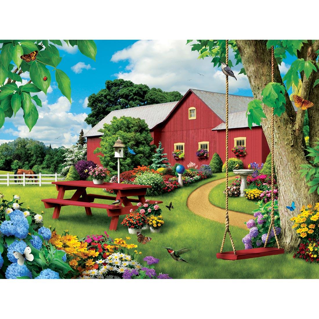 Lazy Days Series Picnic Paradise 750-Piece Puzzle by MasterPieces