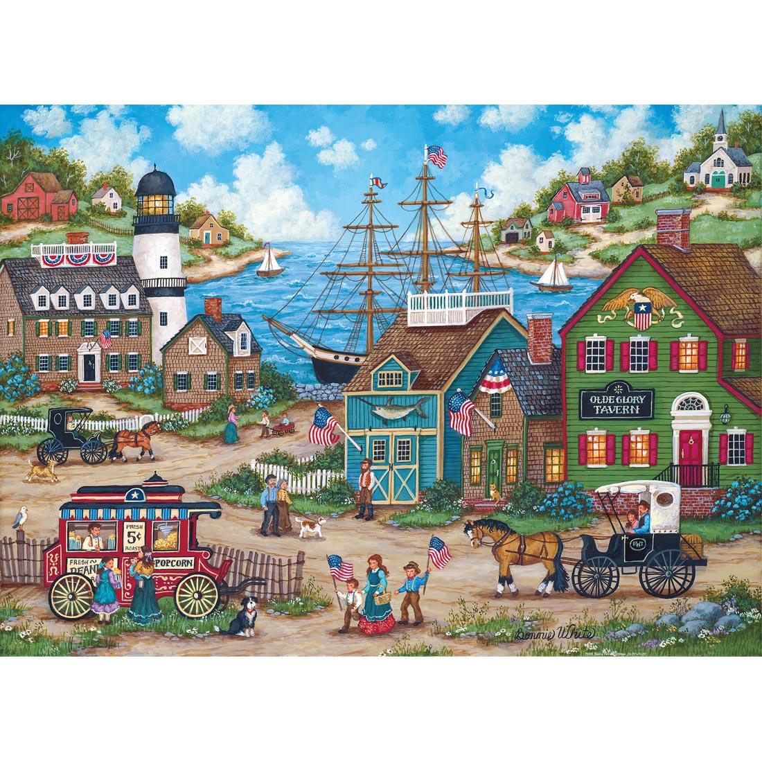 Hometown Gallery Series The Young Patriots 1000-Piece Puzzle by MasterPieces