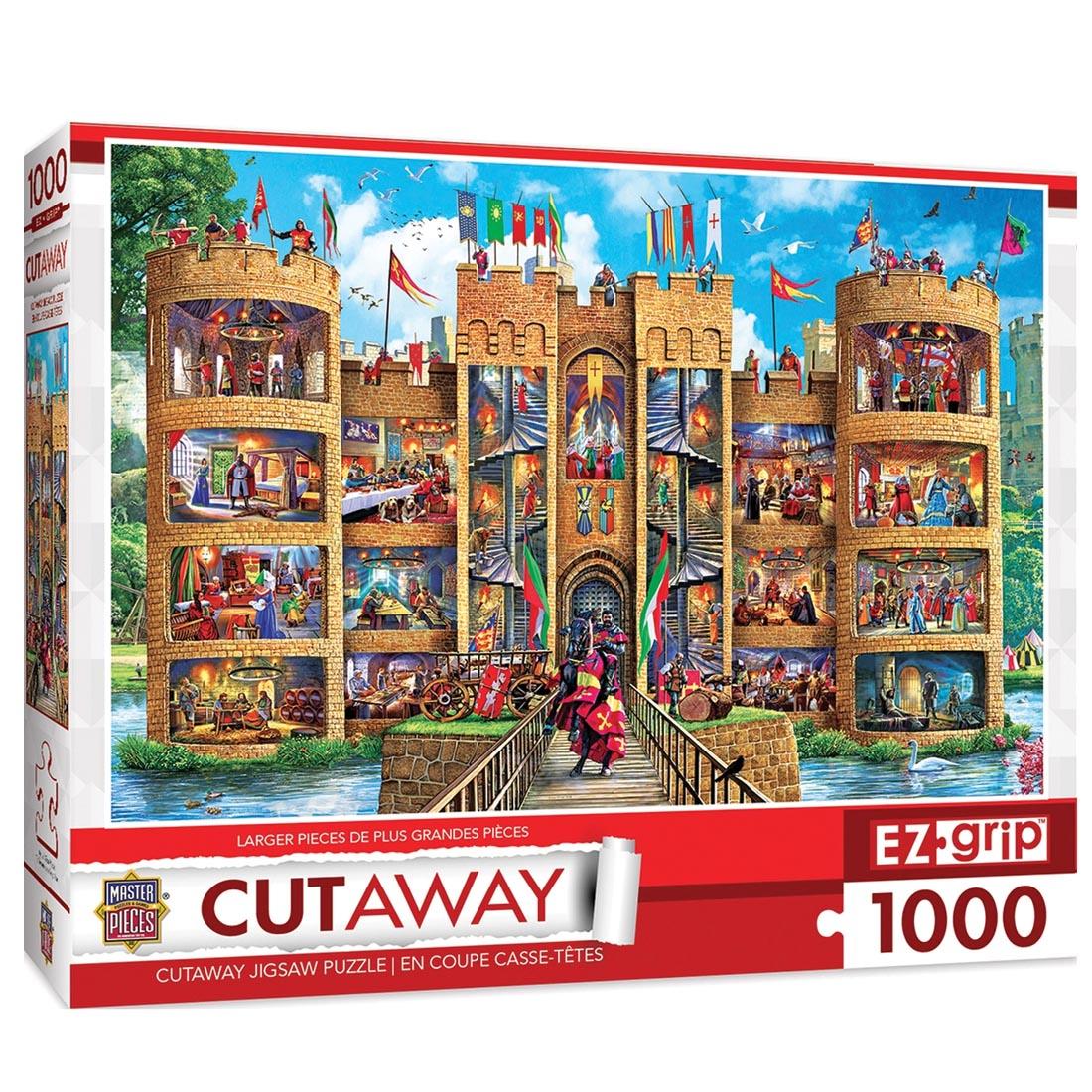 Cutaway Series Medieval Castle 1000-Piece EZ Grip Puzzle by MasterPieces
