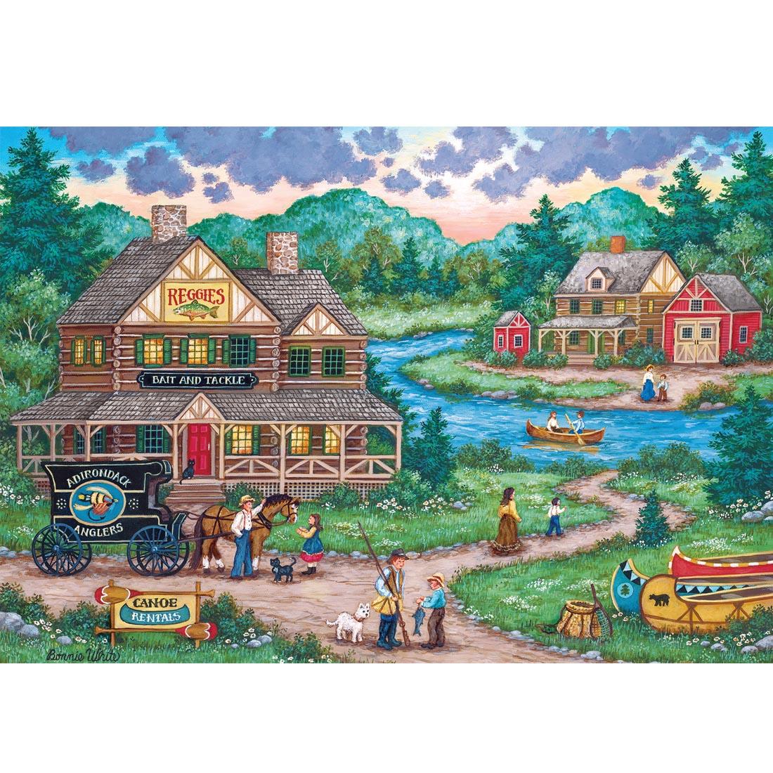 Signature Collection Adirondack Anglers 2000-Piece Puzzle by MasterPieces