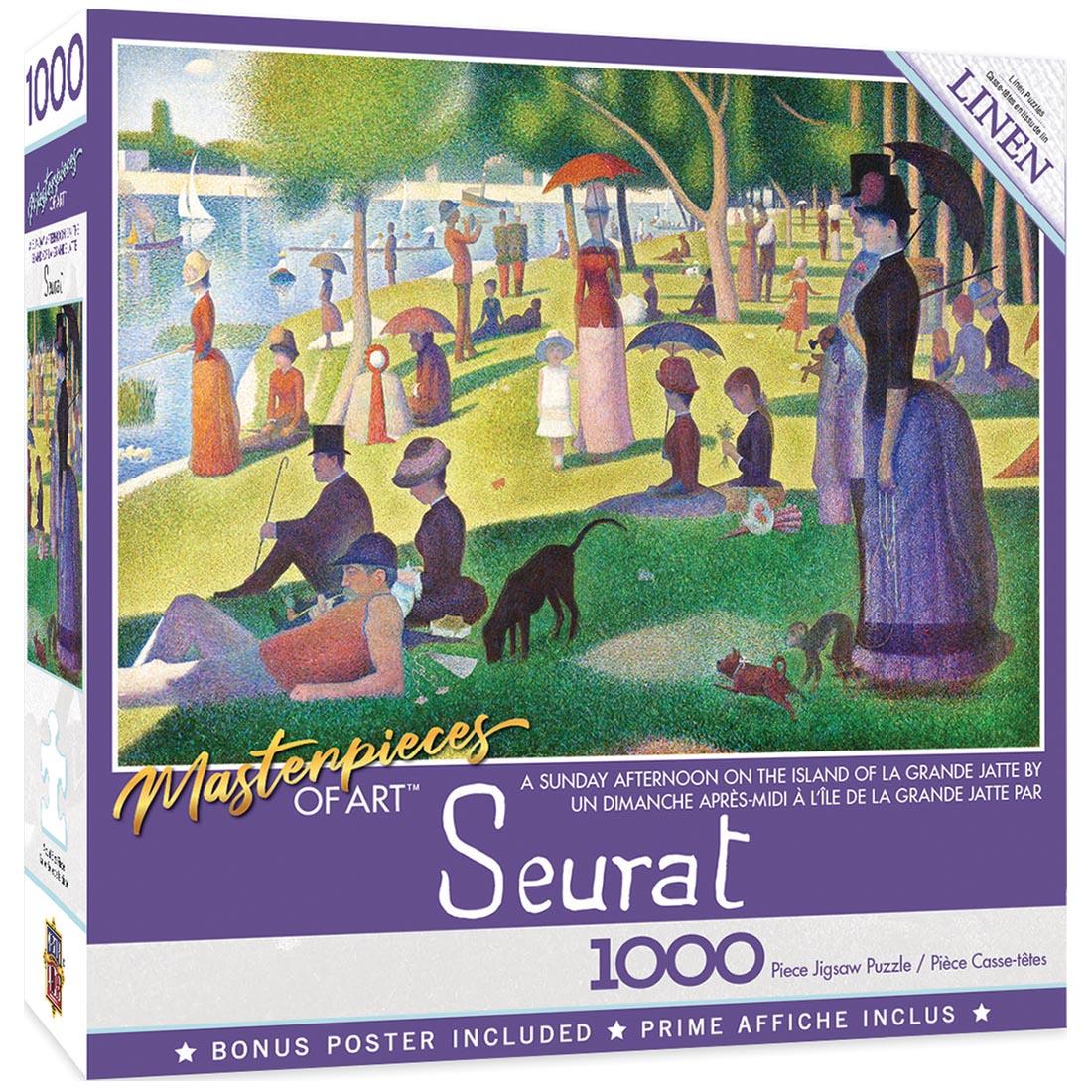 Masterpieces Series Seurat A Sunday on La Grande Jatte 1000-Piece Puzzle by MasterPieces