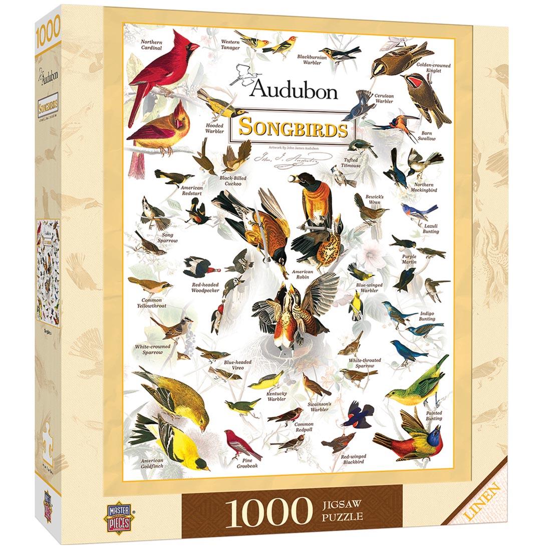 Poster Art Series Audubon Songbirds 1000-Piece Puzzle by MasterPieces