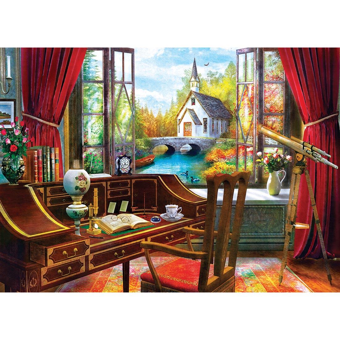 Belle Vue Series The Study View 1000-Piece Puzzle by MasterPieces