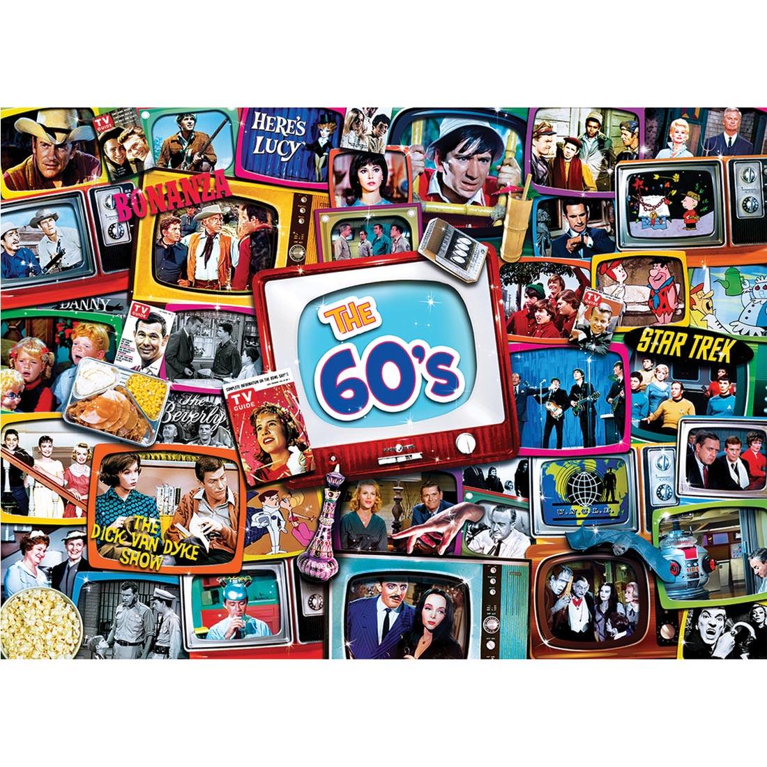 TV Time Series 60s Shows 1000-Piece Puzzle by MasterPieces