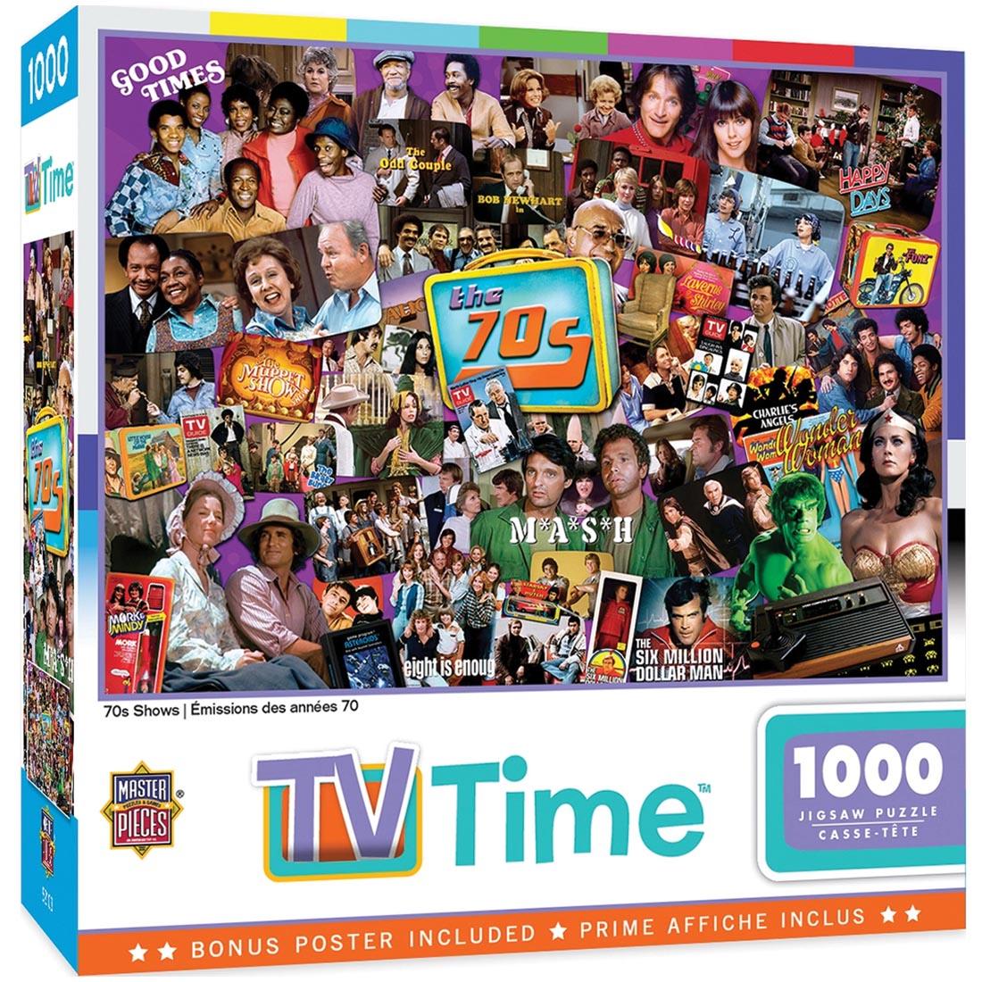 TV Time Series 70s Shows 1000-Piece Puzzle by MasterPieces