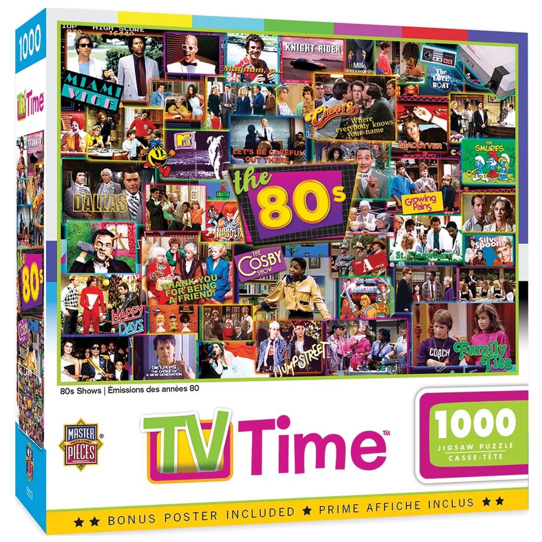 TV Time Series 80s Shows 1000-Piece Puzzle By MasterPieces