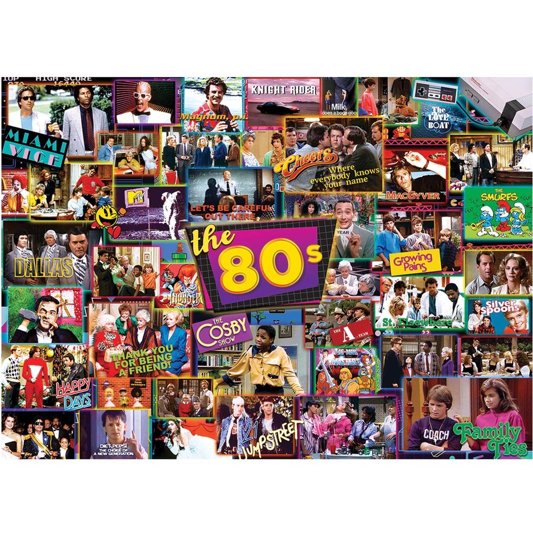 TV Time Series 80s Shows 1000-Piece Puzzle By MasterPieces