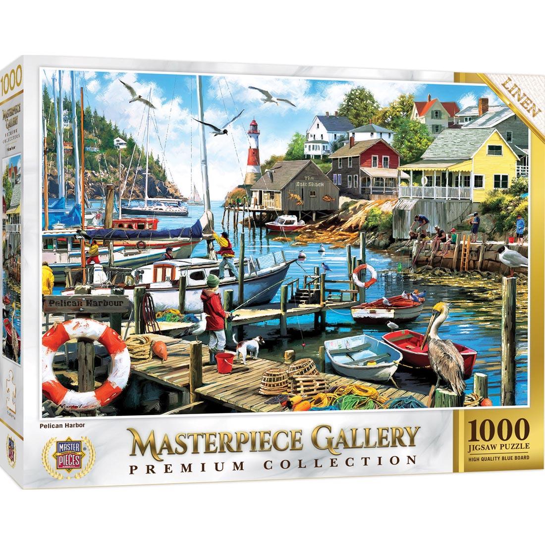 MasterPiece Gallery Series Pelican Harbor 1000-Piece Puzzle by MasterPieces