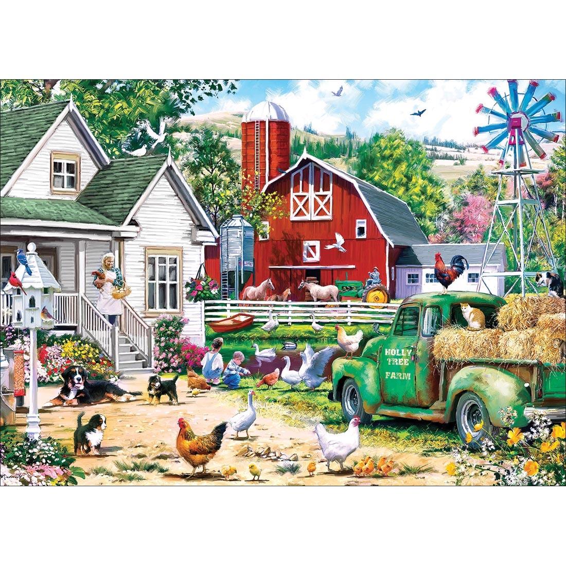 MasterPiece Gallery Series Holly Tree Farm 1000-Piece Puzzle by MasterPieces