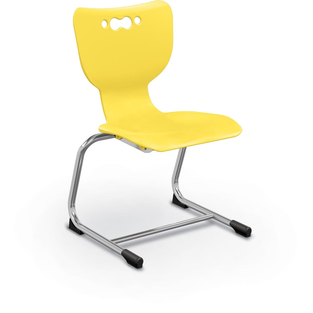 Yellow MooreCo Hierarchy 14" Cantilever Chair