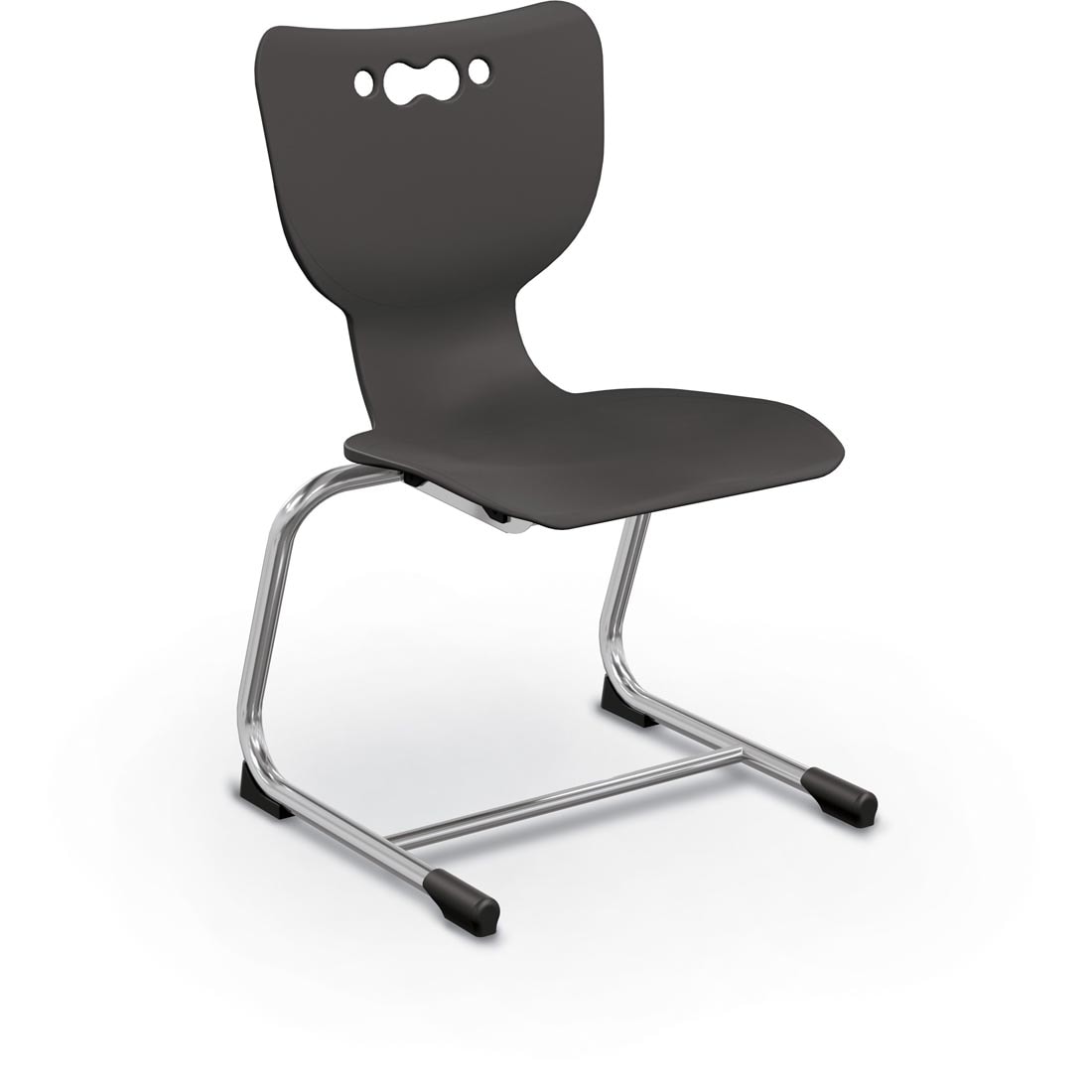Black MooreCo Hierarchy 16" Cantilever Chair