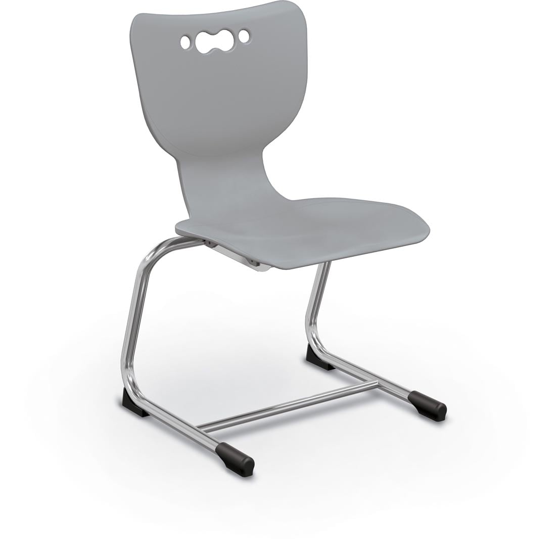Cool Grey MooreCo Hierarchy 16" Cantilever Chair
