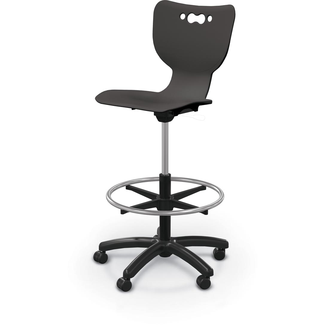 Black MooreCo Hierarchy 5-Star Stool
