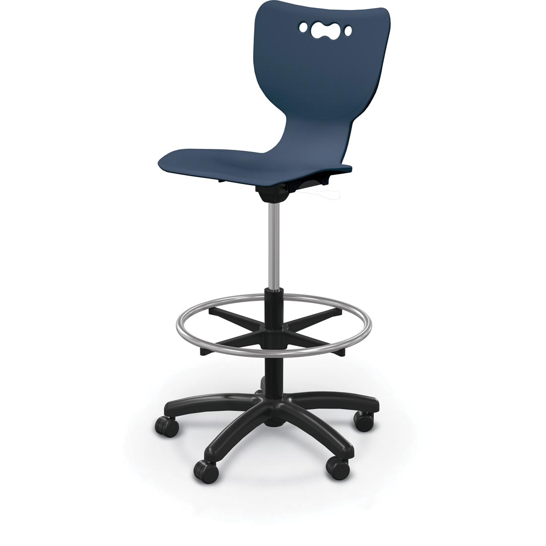 Navy MooreCo Hierarchy 5-Star Stool