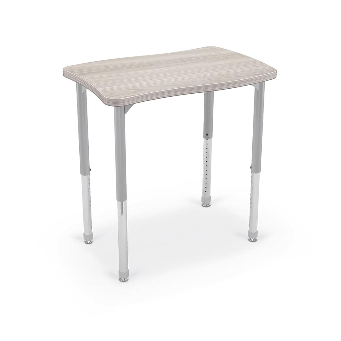 Grey Elm MooreCo Hierarchy Creator Wavy Rectangle Desk