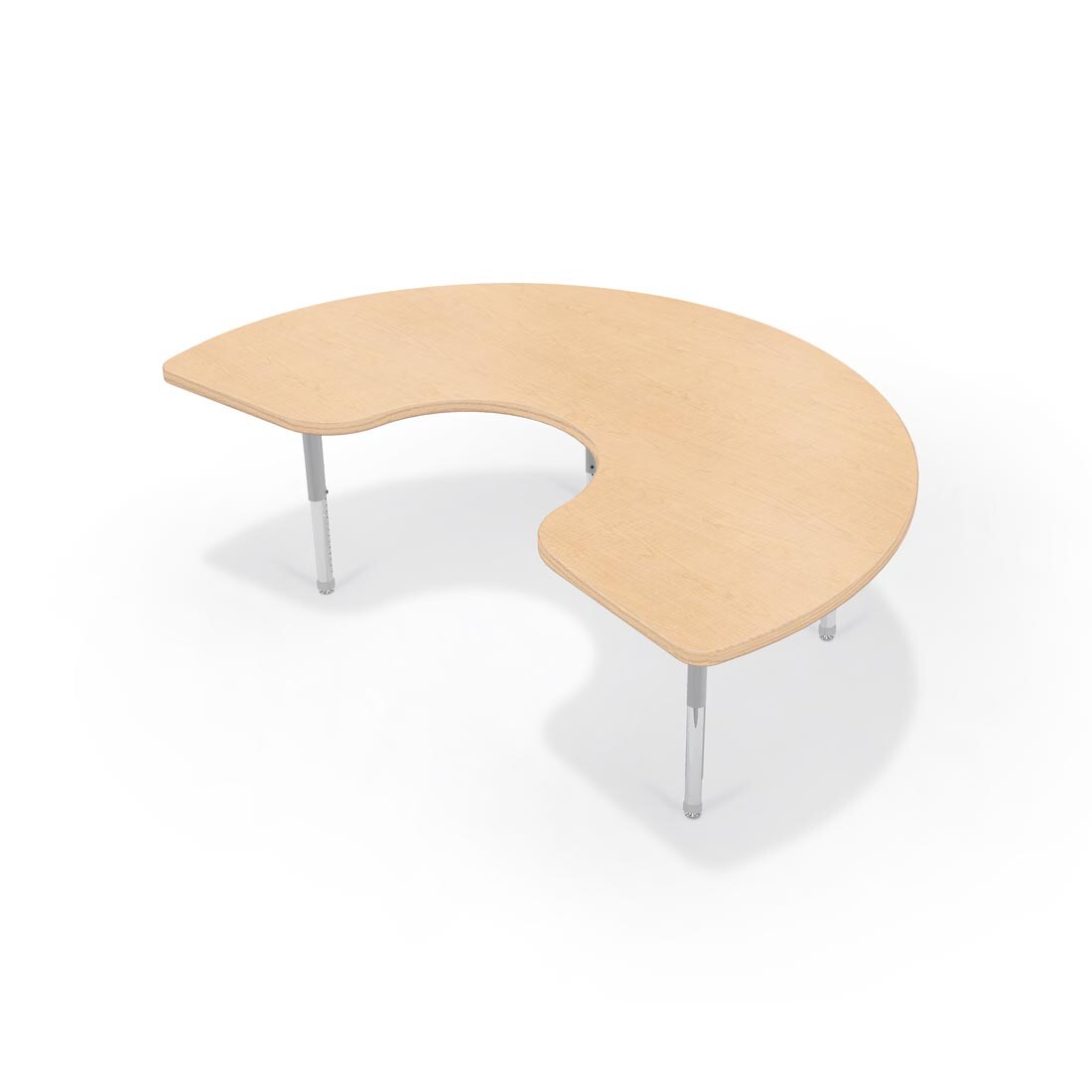 Fusion Maple MooreCo Hierarchy 18-29" Kidney Activity Table