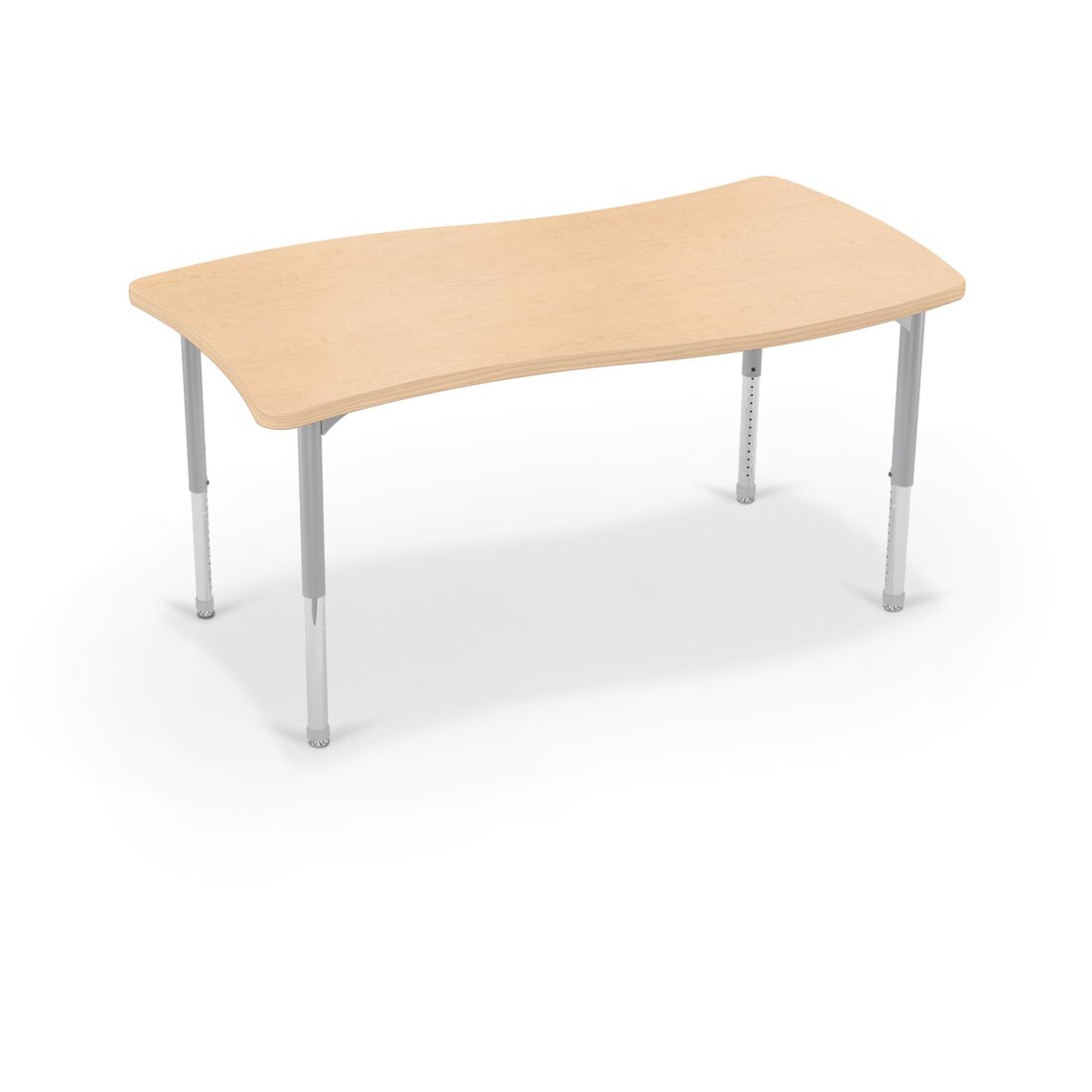 Fusion Maple MooreCo Hierarchy Creator Wavy Rectangle Table